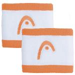 Head Striped Wristband 2.5" Apricot / White